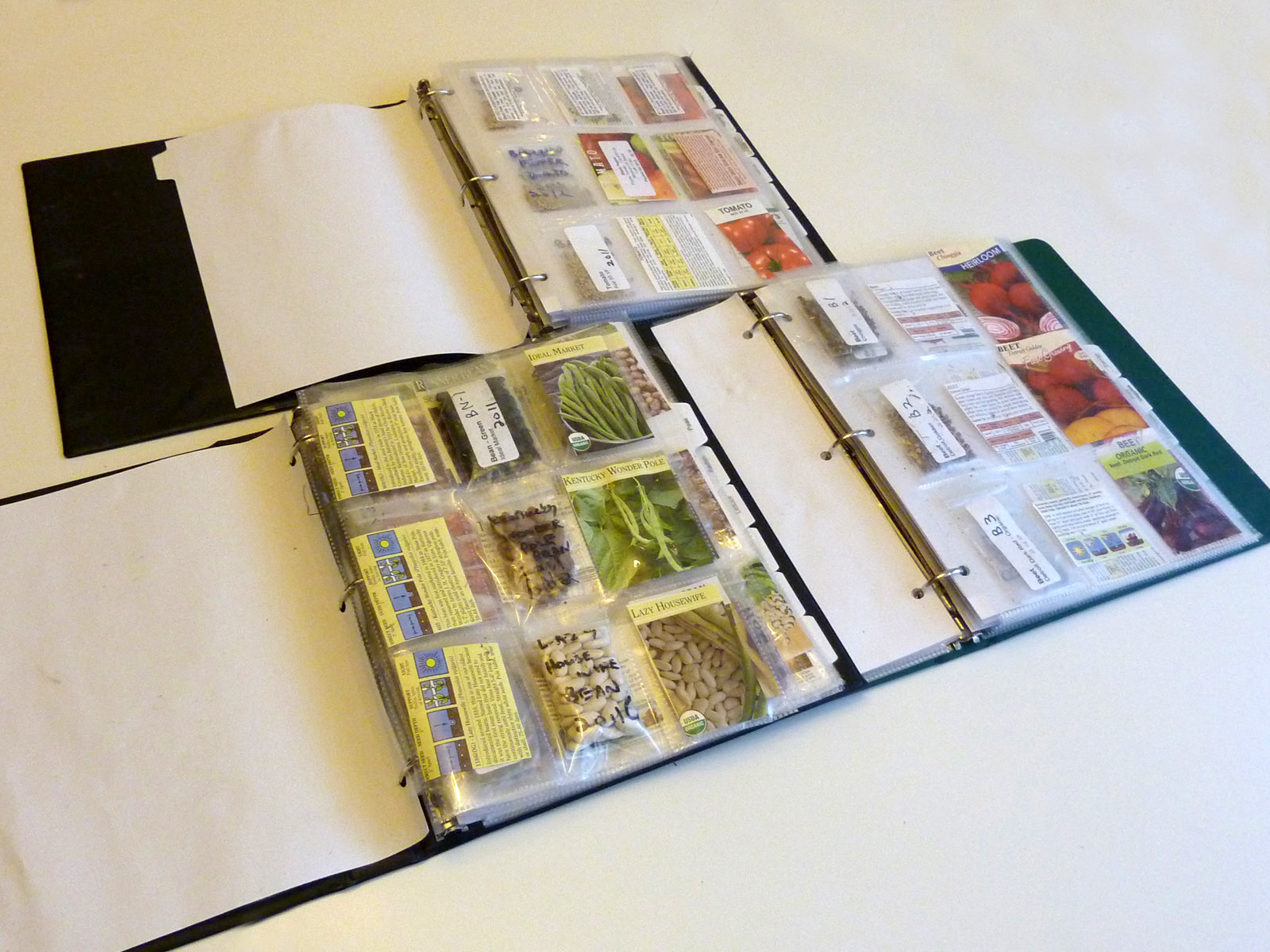 A Simple Seed Storage and Organization System